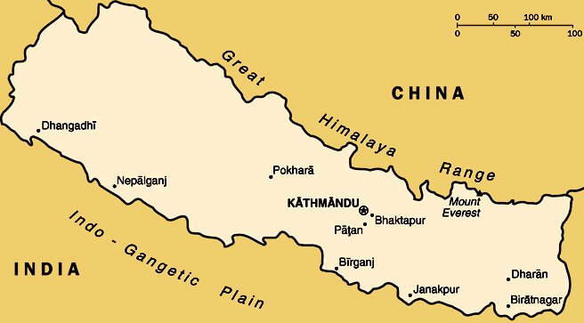 nepal maps