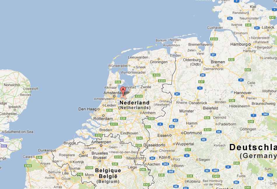 map of Almere Netherlands