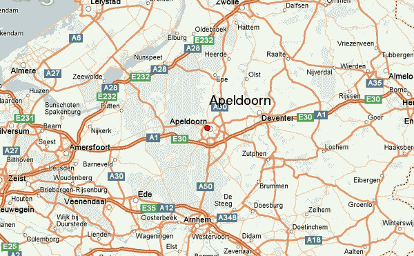 Apeldoorn regions map