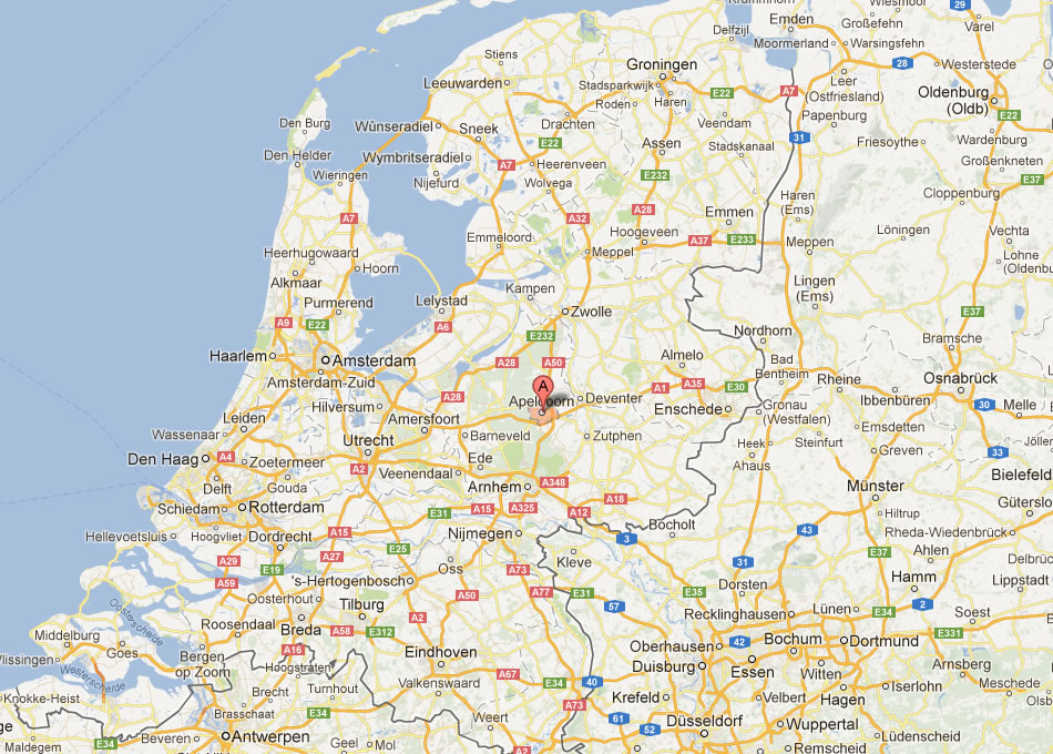 map of Apeldoorn Netherlands