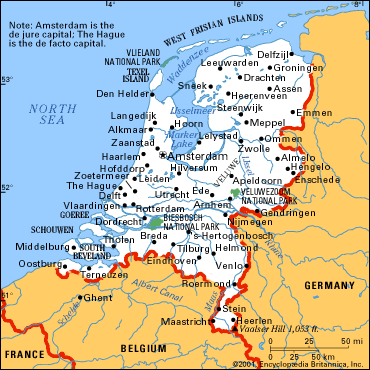 netherlands Emmen map