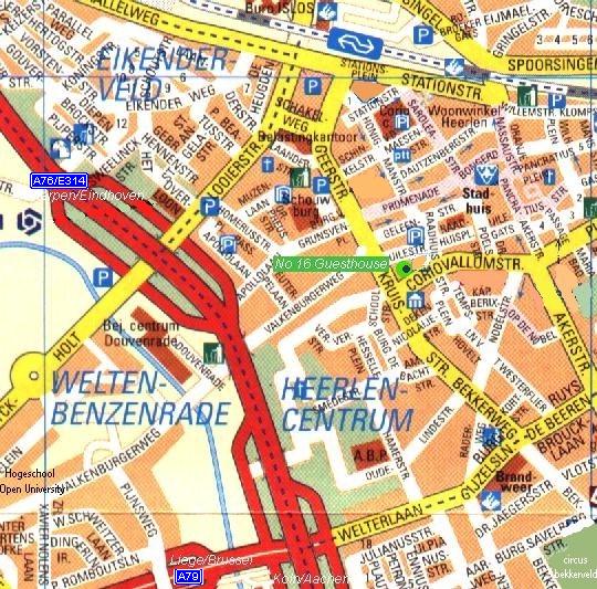 Heerlen center map