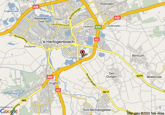 Hertogenbosch area map