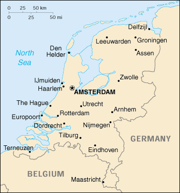 Tilburg netherlands map