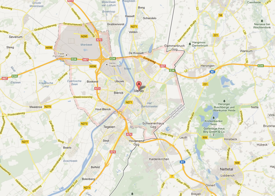 map of Venlo