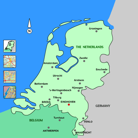 netherlands Venlo map
