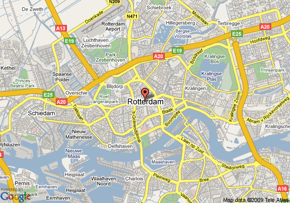Zoetermeer rotterdam map