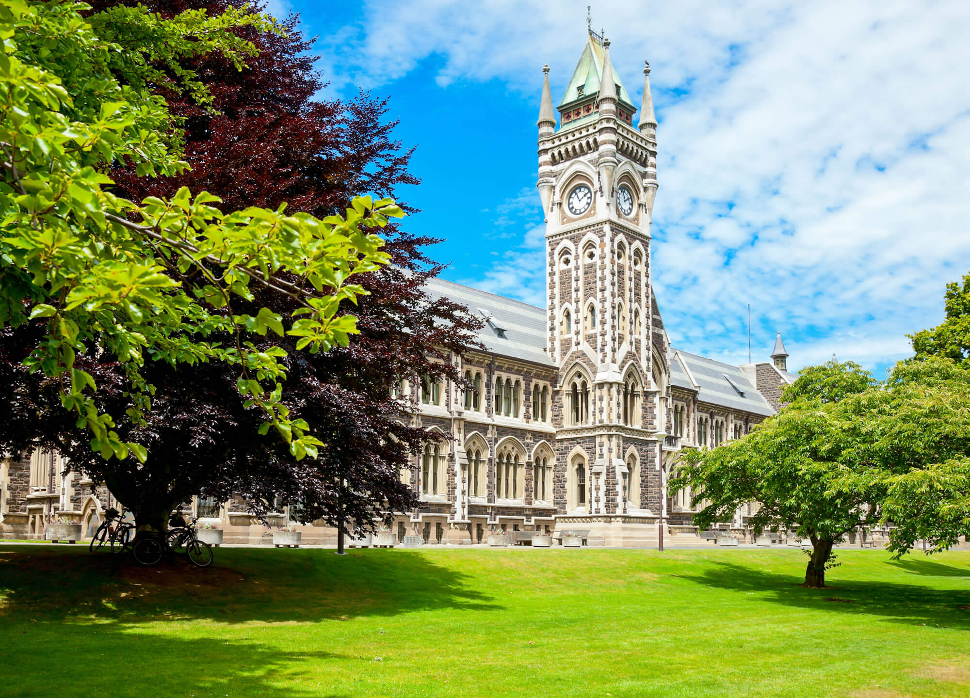 Clocktower of University of Otago, New Zealand