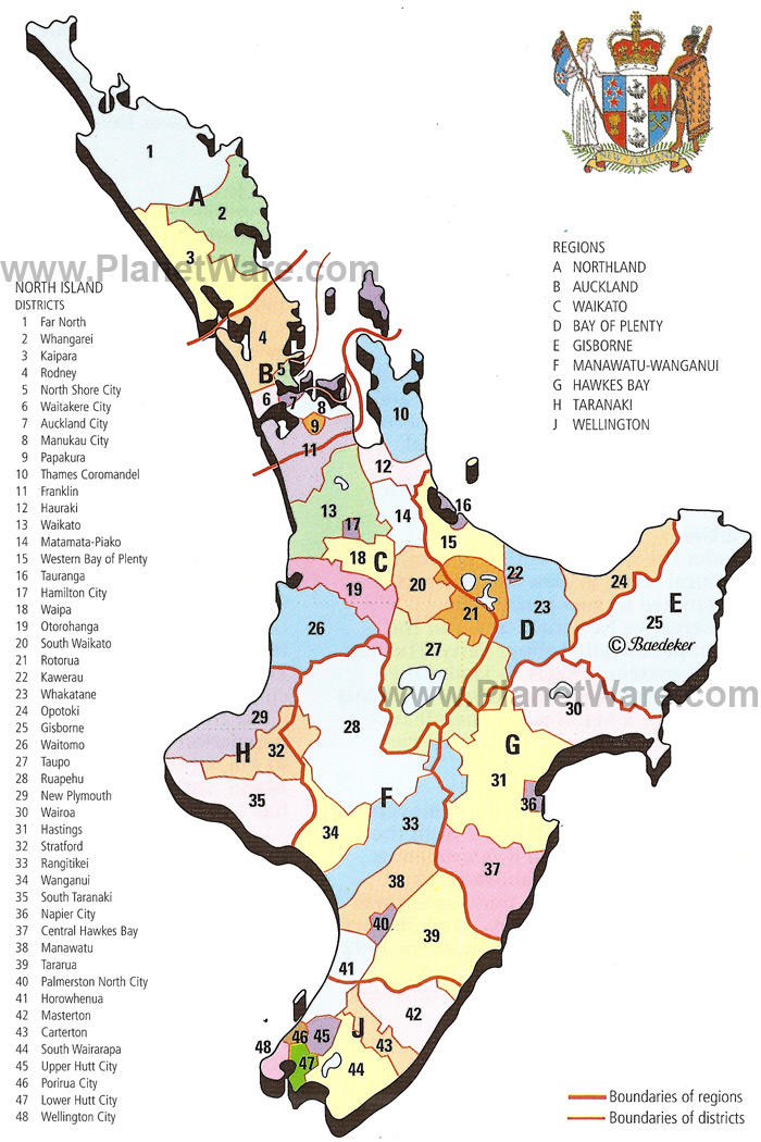 Gisborne district map