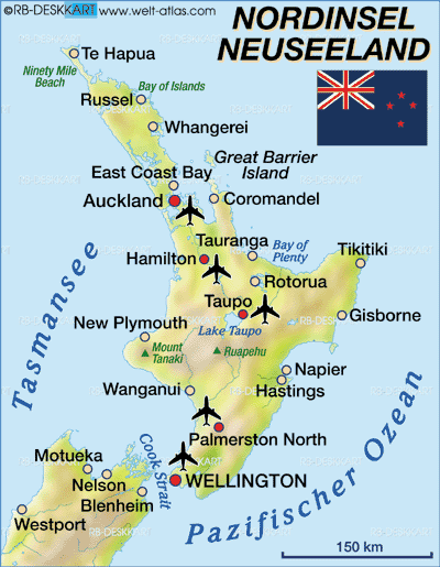 New Plymouth wellington map