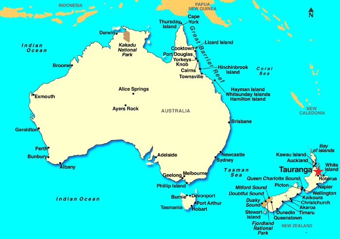 Tauranga new zealand australia.