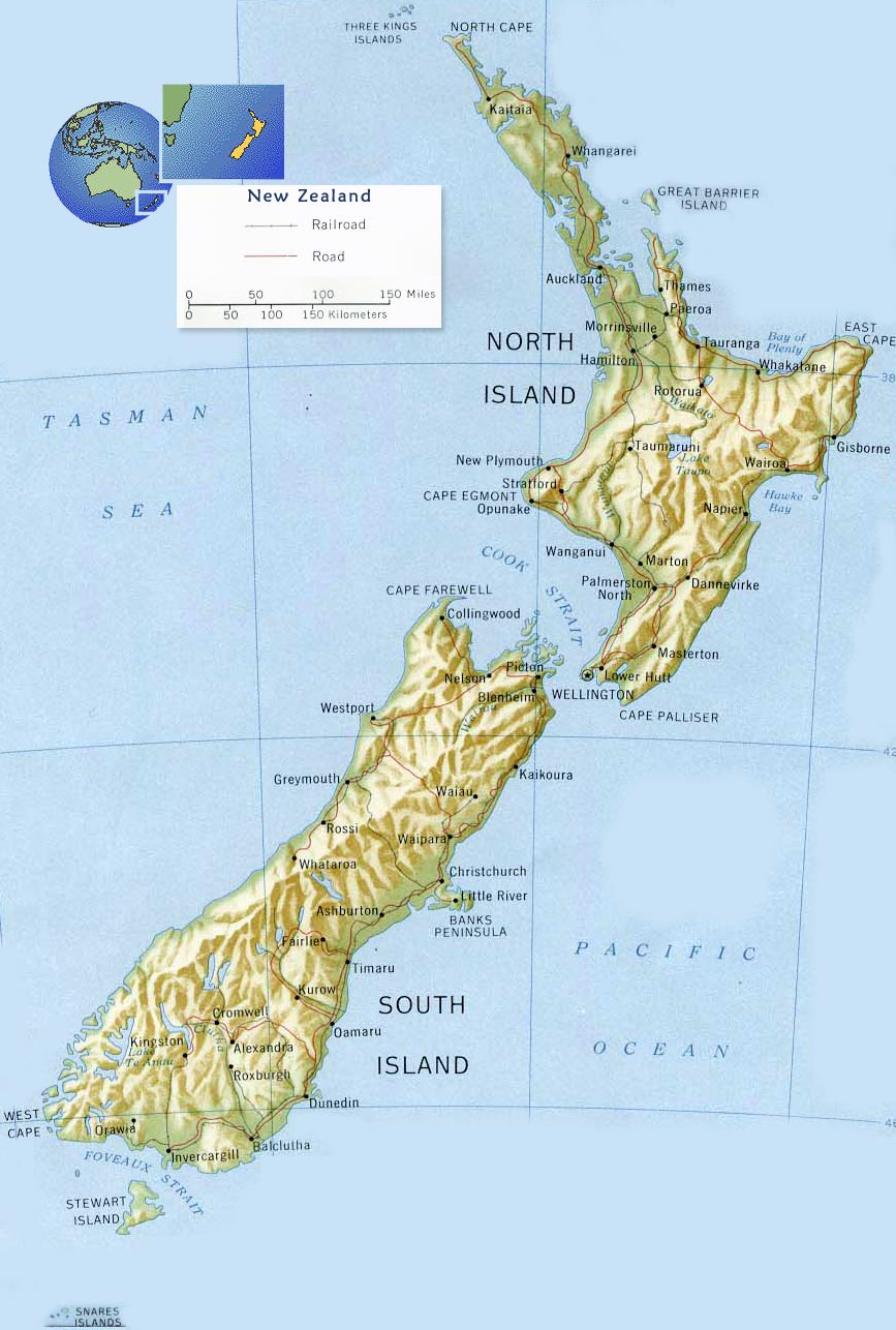 new zealand map Wellington