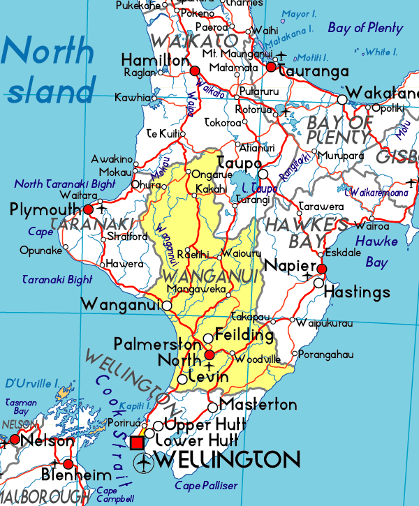 Whanganui map