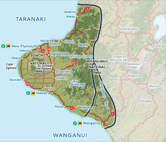 Whanganui province map