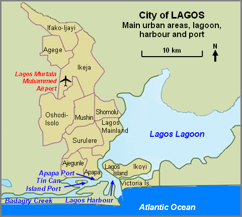 city map of lagos