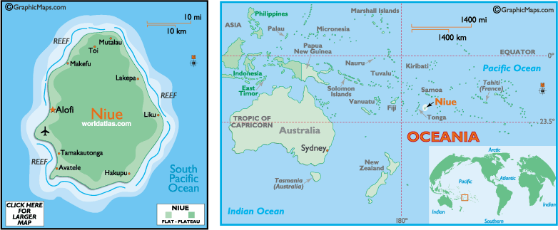 map of Niue