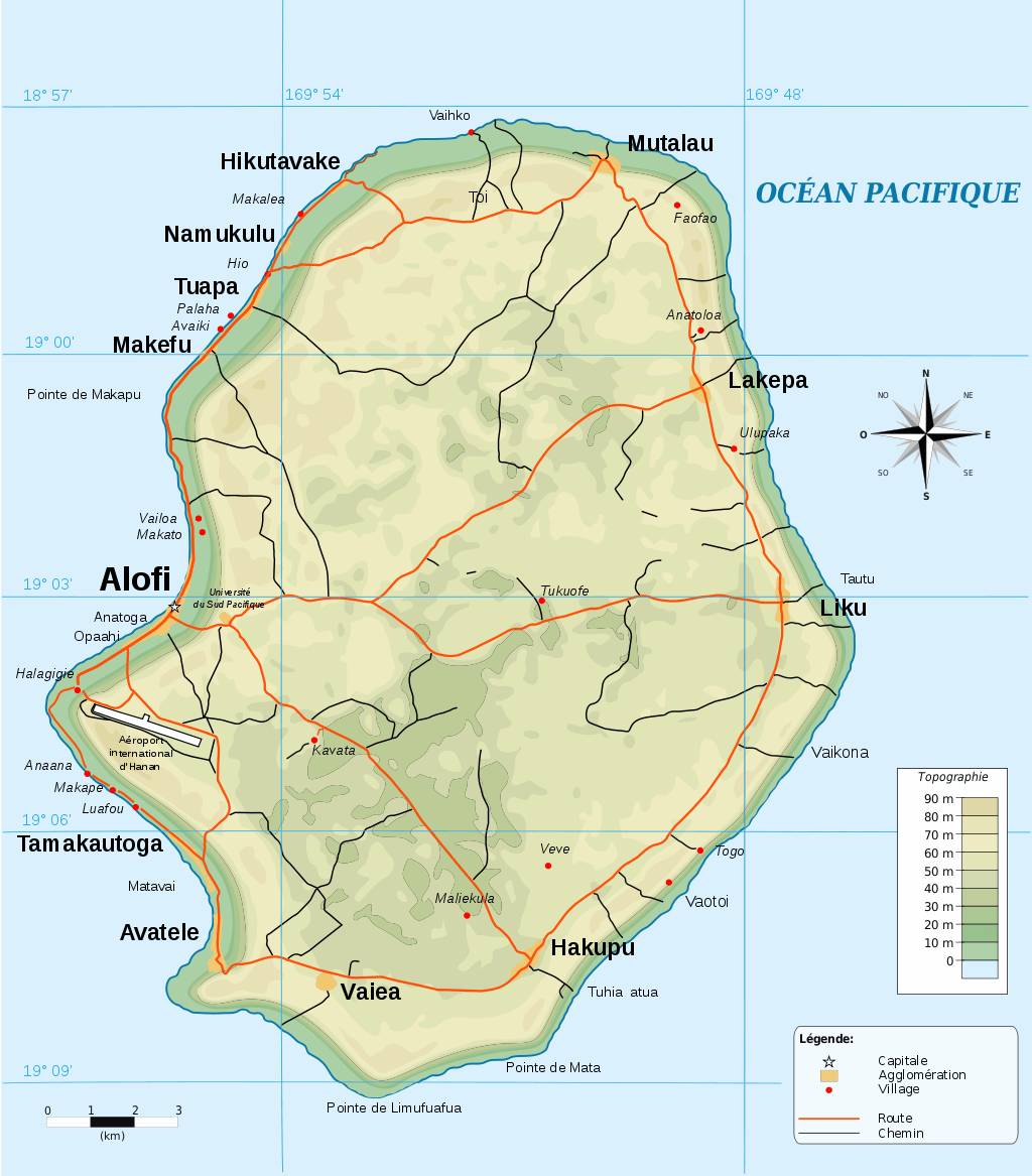 niue topographique map