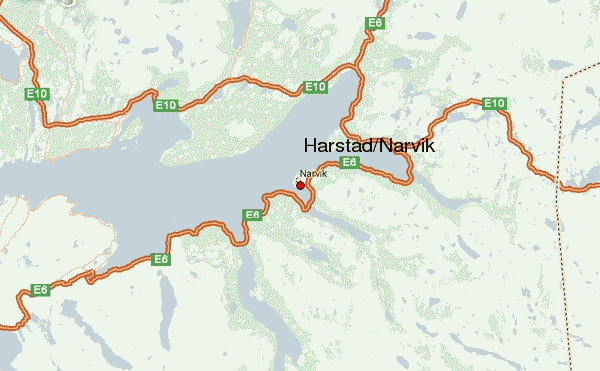 road map of Harstad