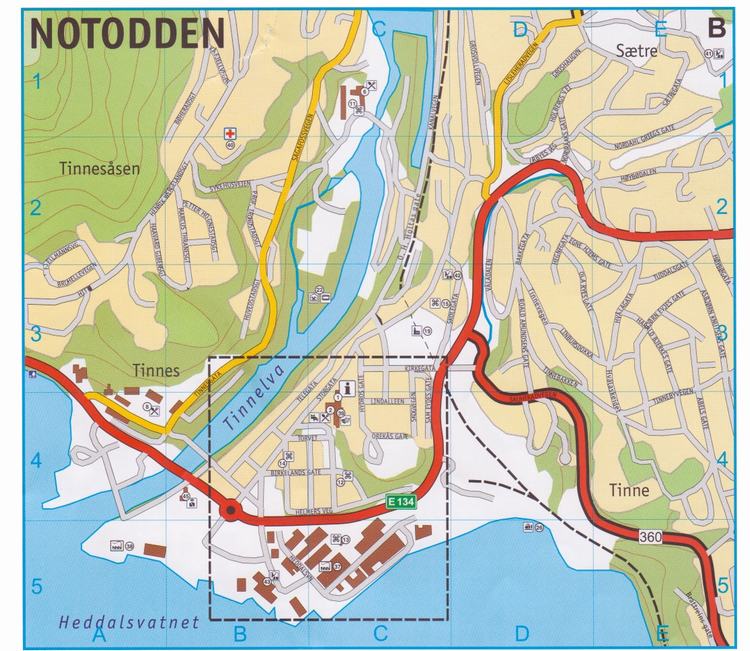 notodden map