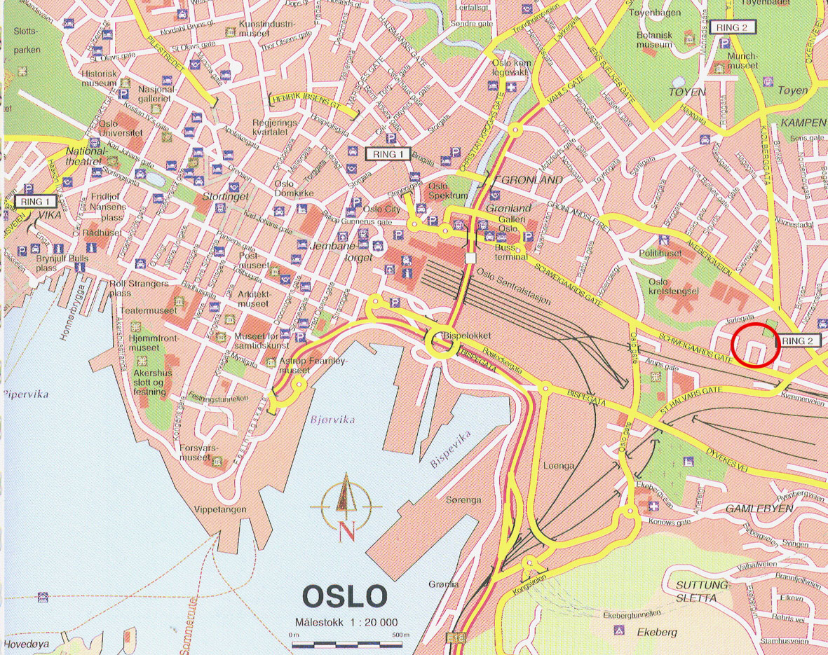 map of oslo.
