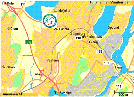 map of Sarpsborg