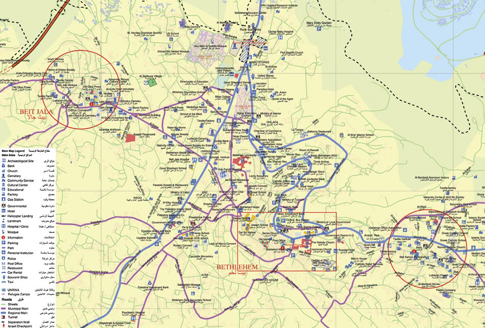 Bethlehem recreation map