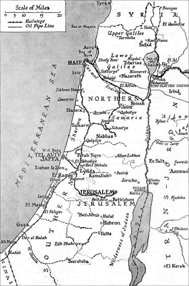 Bethlehem Palestine map 1938