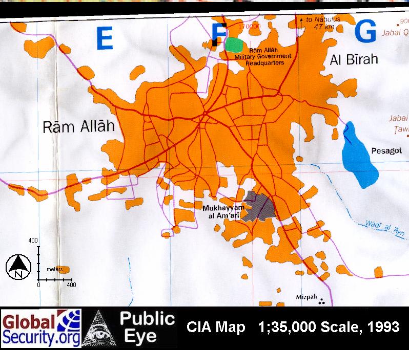 ramallah area map
