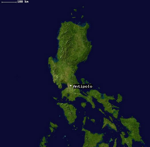 Antipolo satellite image