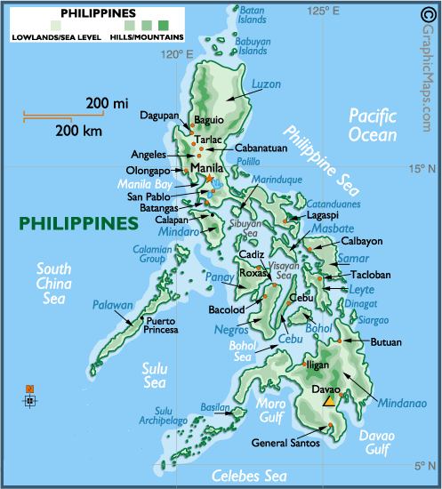 Bacolod philippines map