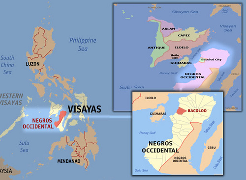 Bacolod regional map