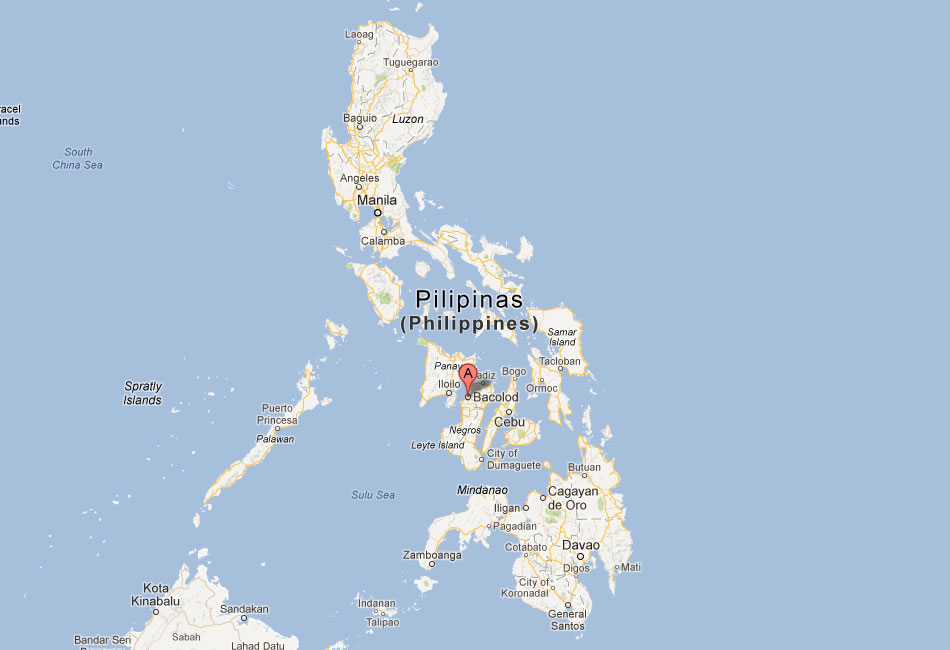 map of Bacolod philippines