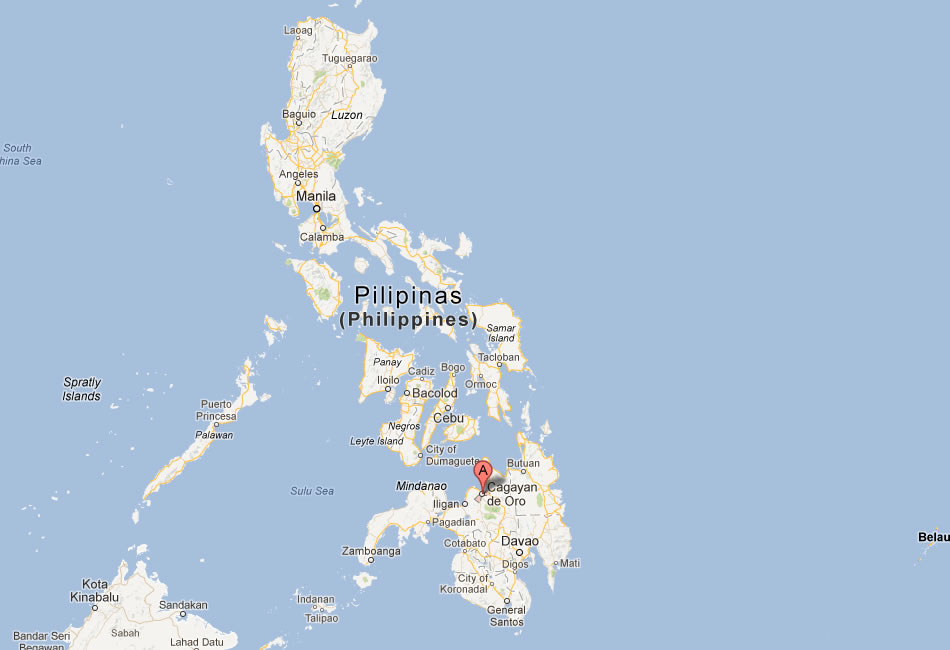 map of Cagayan de Oro philippines