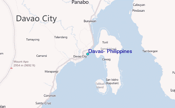 Davao city map