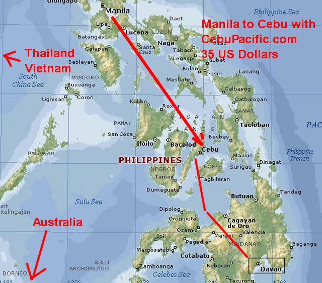 Davao Map Via Satellite Davao Map Davao Map Via Satellite Davao Map