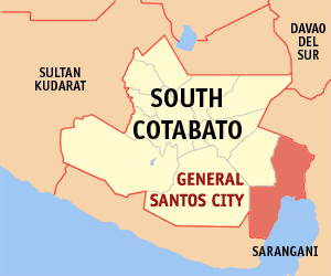 general santos area map