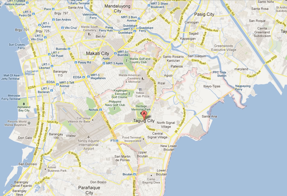 bonifacio global city map taguig philippines bonifacio global city map taguig philippines
