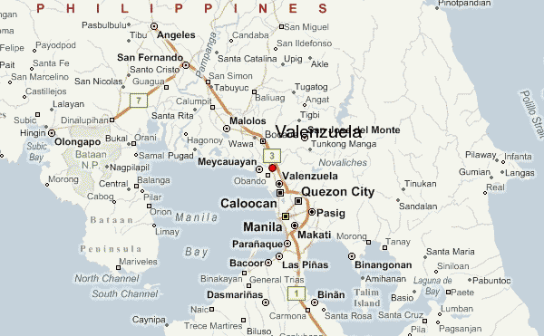 Valenzuela city map