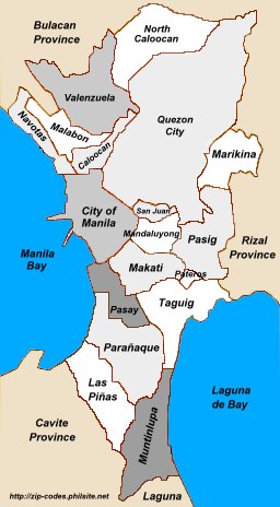 Valenzuela regions map
