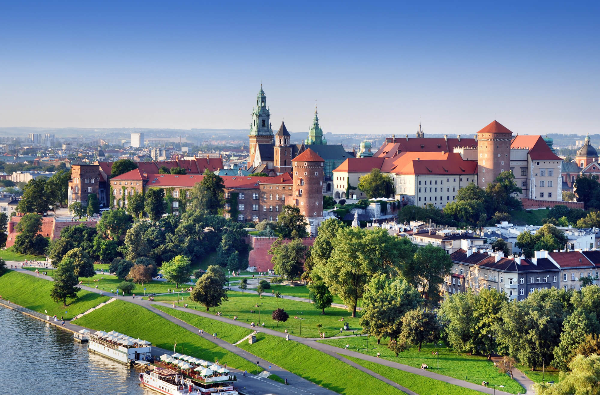 Wawel castle in Cracow, Poland