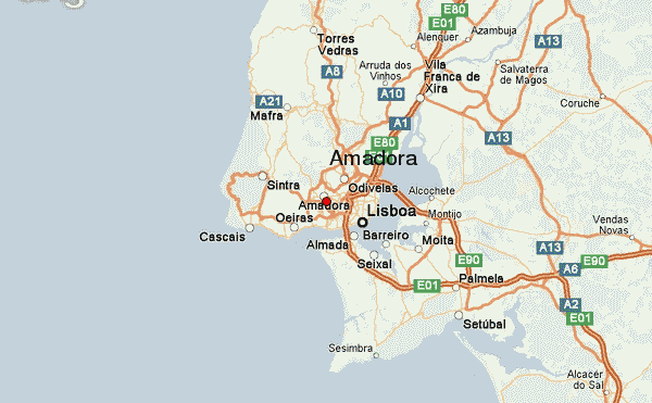 Amadora map