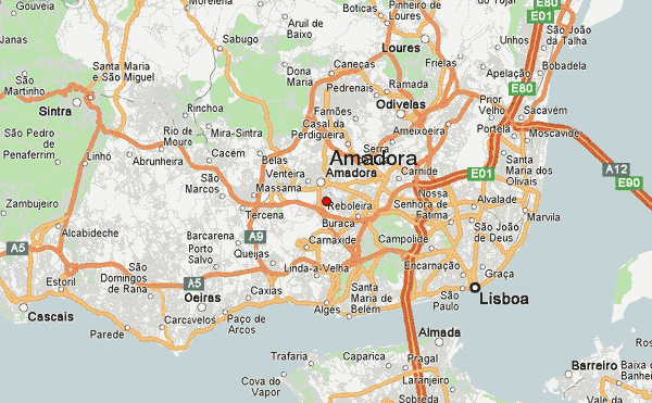 Amadora map