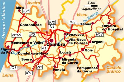 Coimbra road map