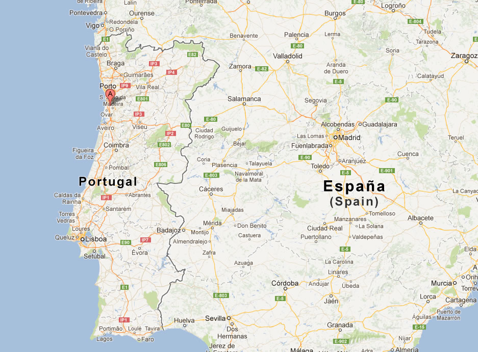 map of Feira portugal