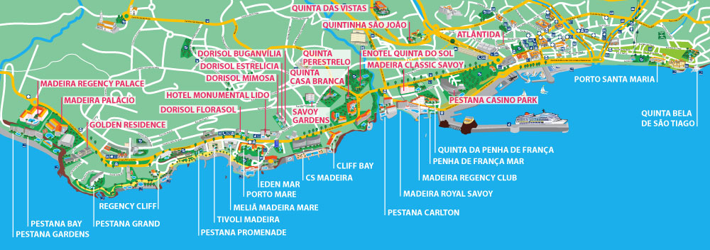 Funchal - Mapa Map by Visit Madeira - Issuu