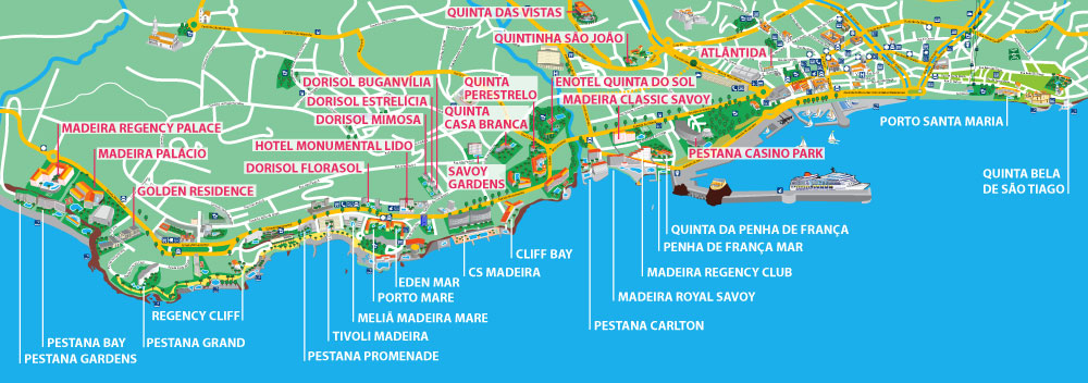 Funchal - Mapa  Map by Visit Madeira - Issuu