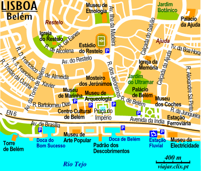 Lisboa center map