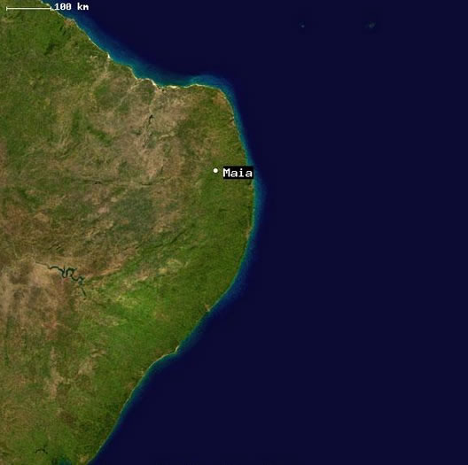 Maia satellite image