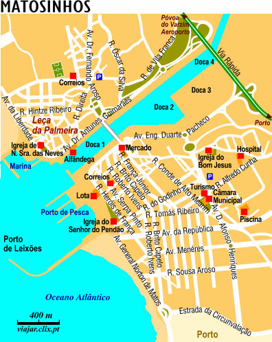 Matosinhos map