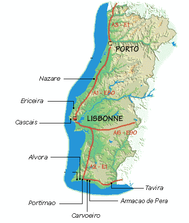 Portugal Islands Map